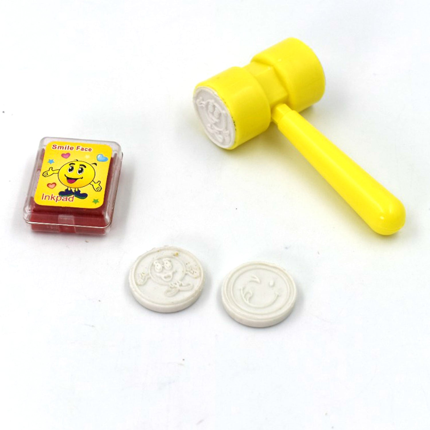 4810 Hammer Stamps 4 pieces - Smile Face 2 Hammer Seal Stamps with Small Hammer for Kids Theme Stamps for School Craft & Prefect Gift for Teachers, Parents and Students (Multicolor) freeshipping - DeoDap 4810 Hammer Stamps 4 pieces - Smile Face 2 Hammer Seal Stamps with Small Hammer for Kids Theme Stamps for School Craft & Prefect Gift for Teachers, Parents and Students (Multicolor) freeshipping - DeoDap